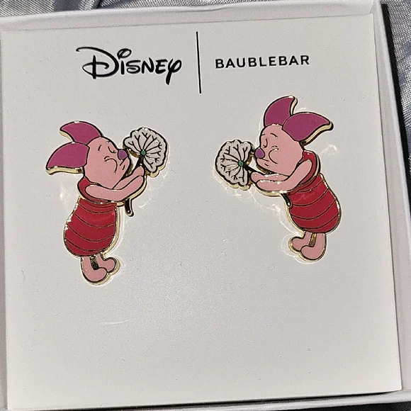 Disney Piglet Earrings - Pink Baublebar - Picture 1 of 2